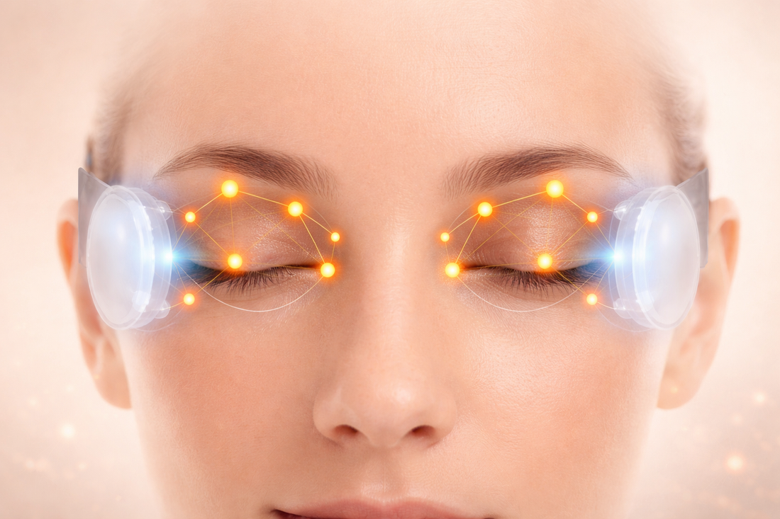 Eye strain relief and deep relaxation
